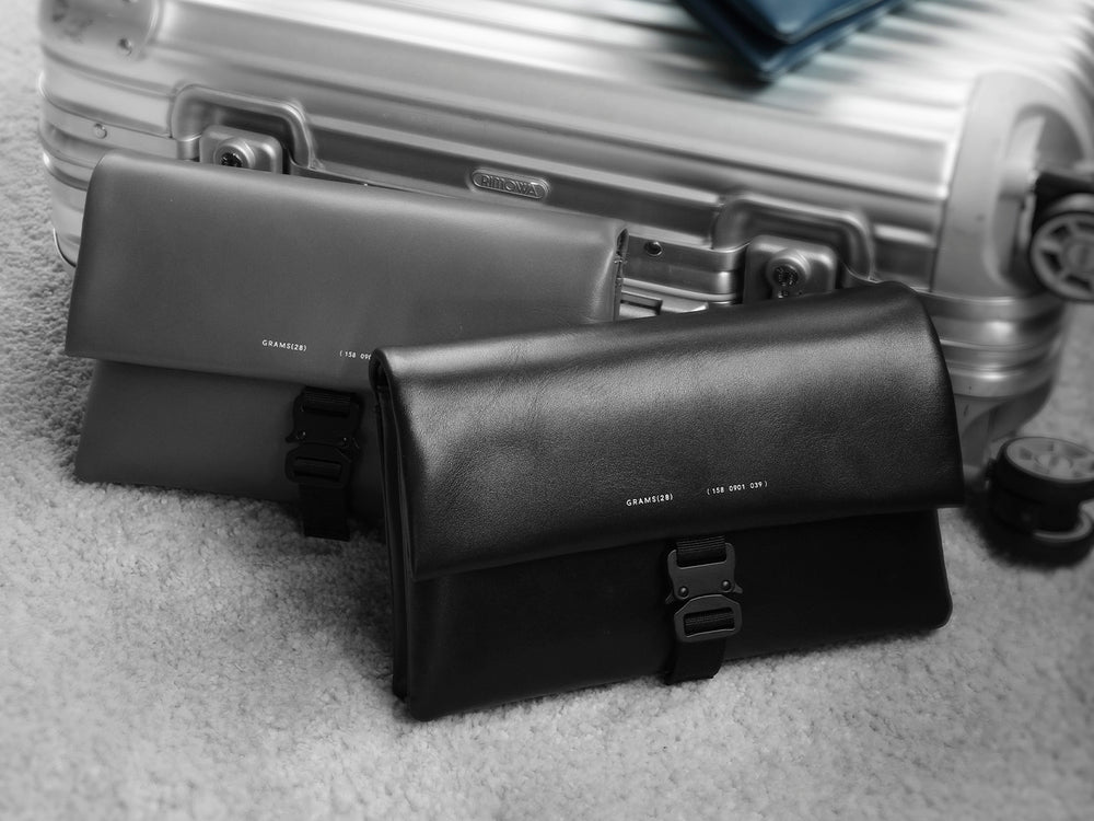 GRAMS(28) รุ่น 158 Travel Wallet Sling - กระเป่าอเนกประสงค์ - สี Pebbled Black 14 GRAMS(28) รุ่น 158 Travel Wallet Sling - กระเป่าอเนกประสงค์ - สี Pebbled Black