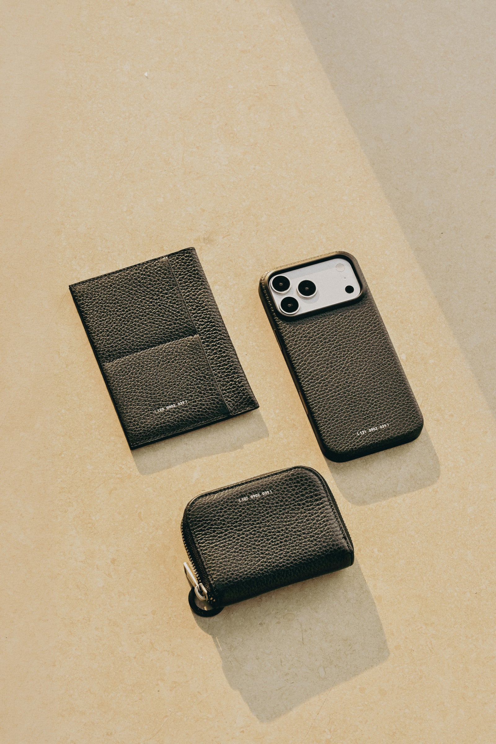 Black Pebbled