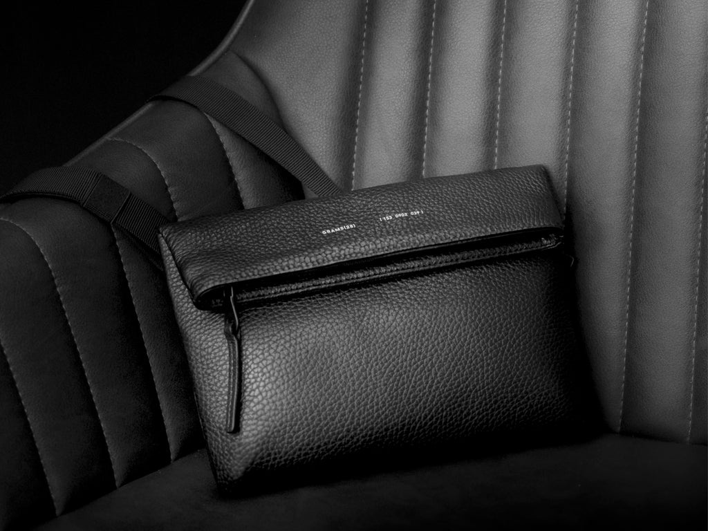 GRAMS(28) รุ่น 153 Sling Mini - กระเป๋า - สี Pebbled Dark Green 8 GRAMS(28) รุ่น 153 Sling Mini - กระเป๋า - สี Pebbled Dark Green