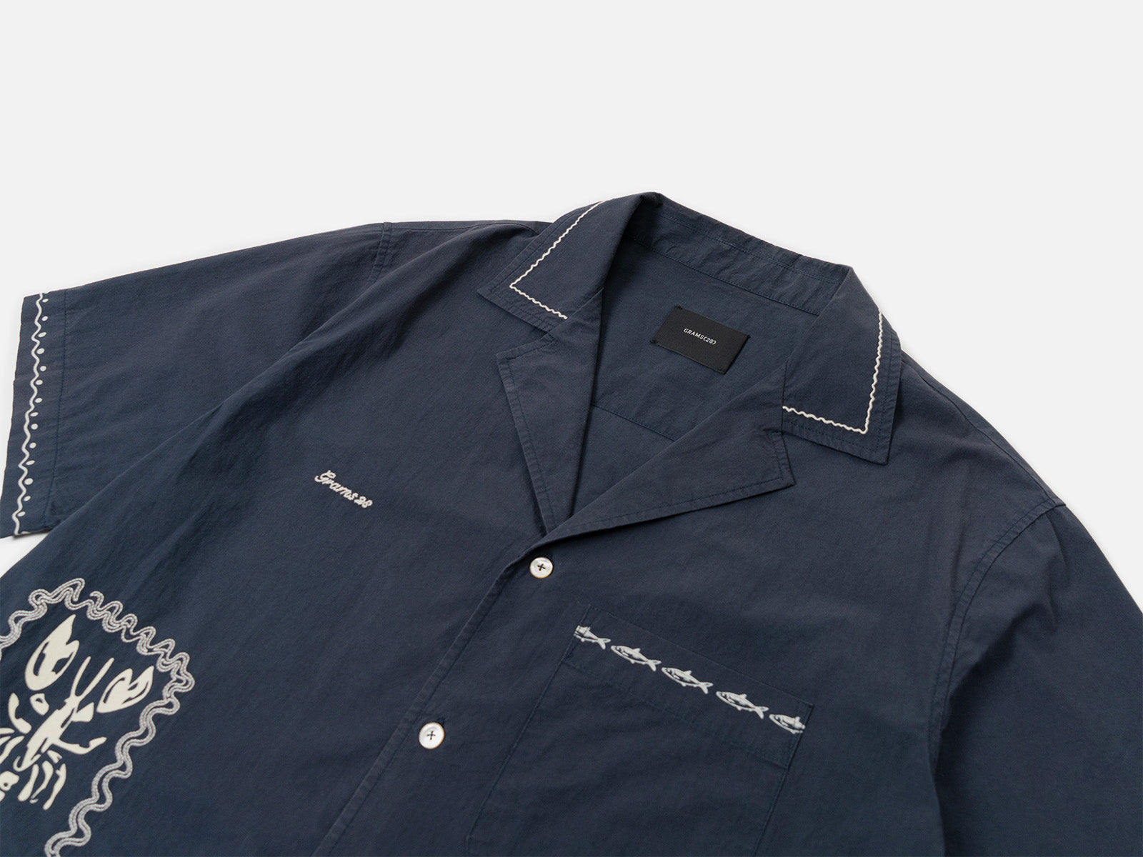 Verano Embroidered Camp collar Shirt