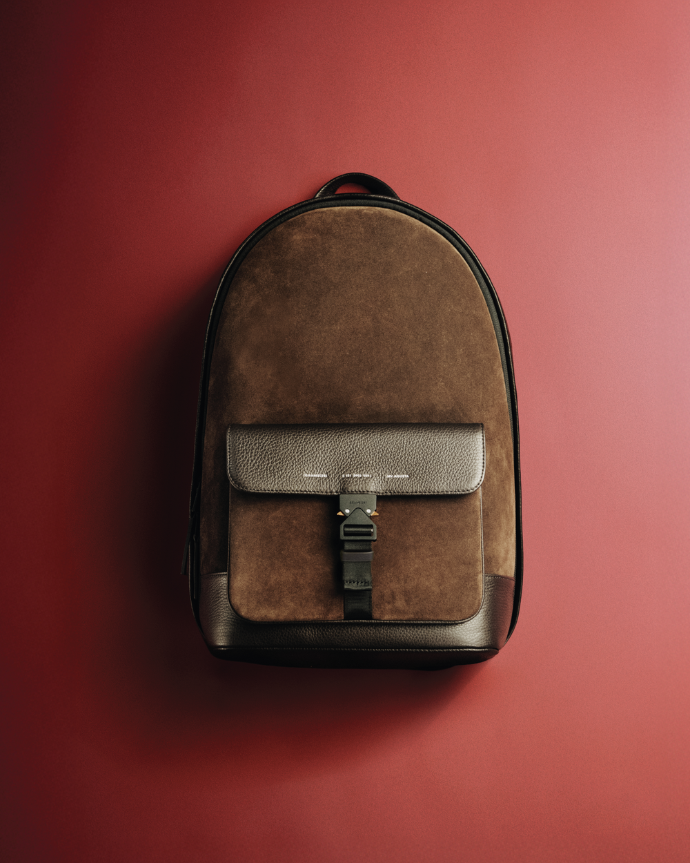 Space Racing brown leather backpack
