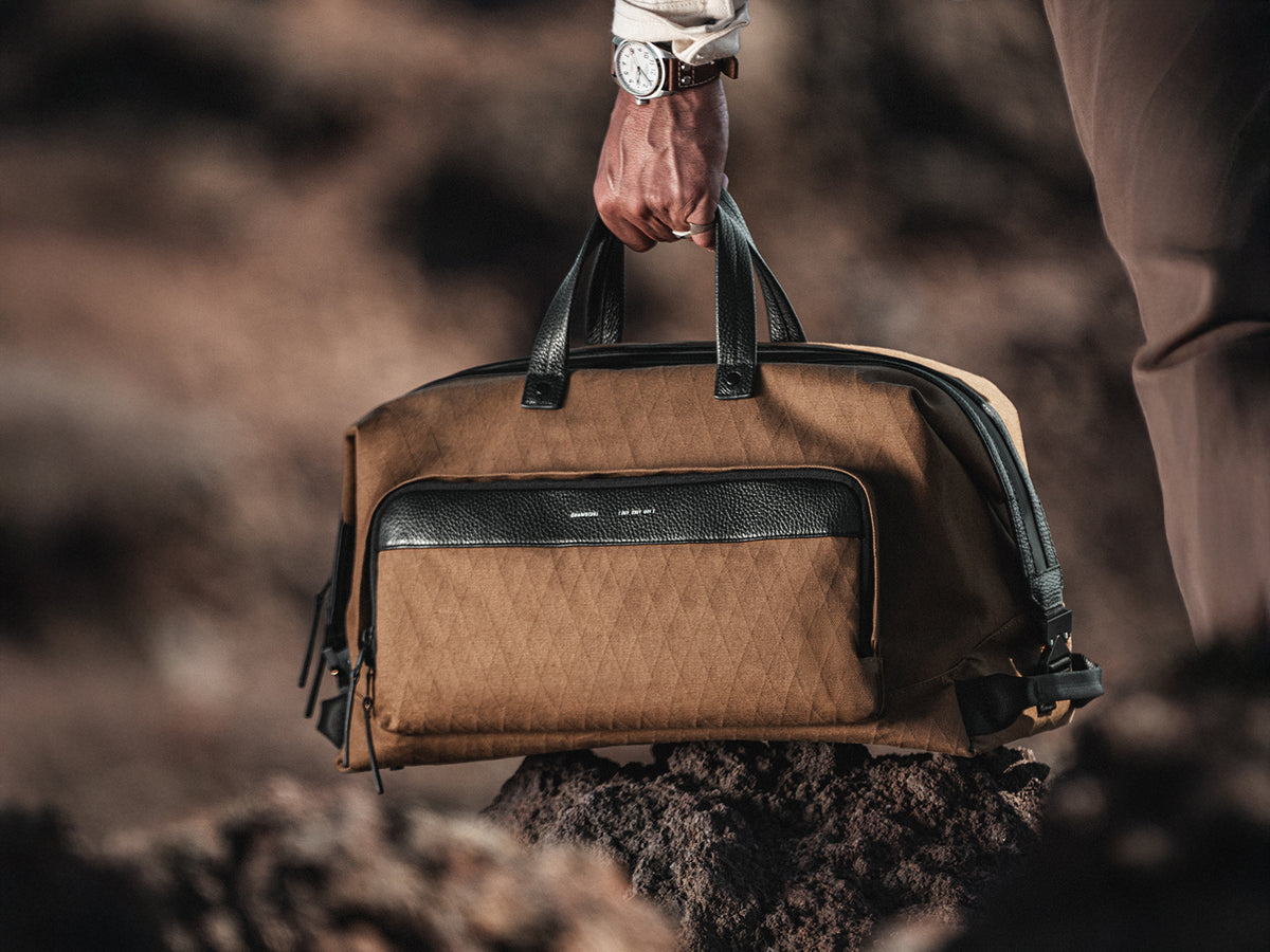 GRAMS(28) รุ่น 303 Adventure Duffle - กระเป๋าถือ - สี Olive