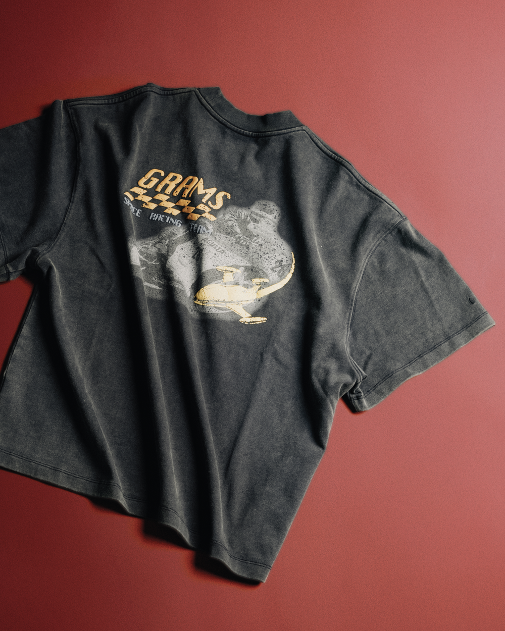 Space Racing graphic T-shirt