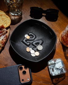 24HERBS 801 Pebbled Leather Tray