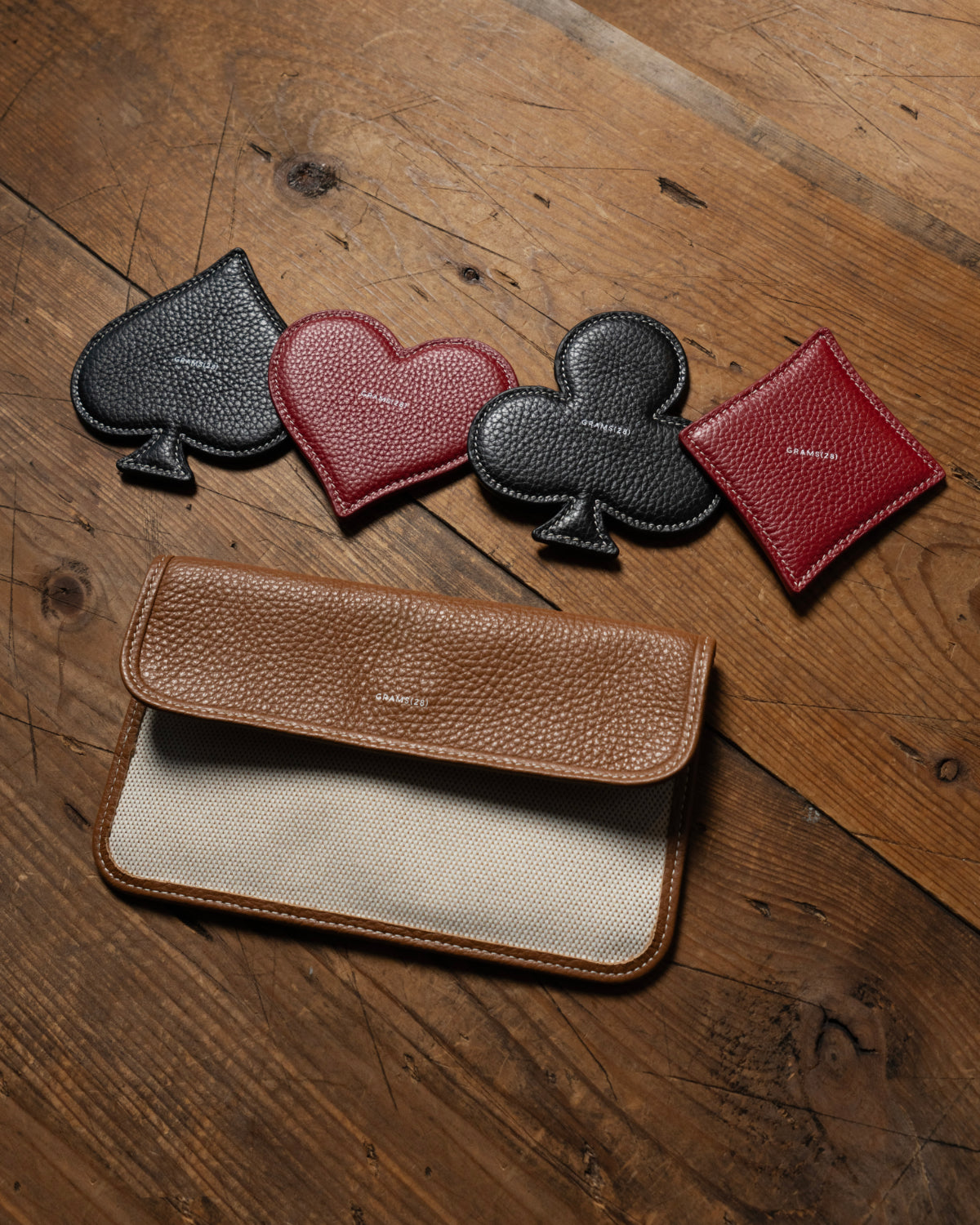 Club Leather Coaster Set