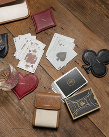 Club Leather Coaster Set