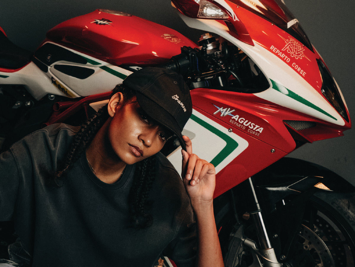 GRAMS(28) X MV Agusta รุ่น Racing Cap - หมวกแก๊ป - สี Dark Navy 18 GRAMS(28) X MV Agusta รุ่น Racing Cap - หมวกแก๊ป - สี Dark Navy