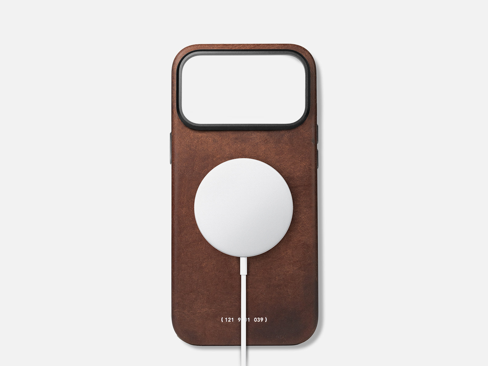 Funda de piel «MagSafe Snowflake» 121 | iPhone 18 Pro