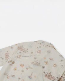 Verano All-Over-Print Seersucker Camp Collar Shirt