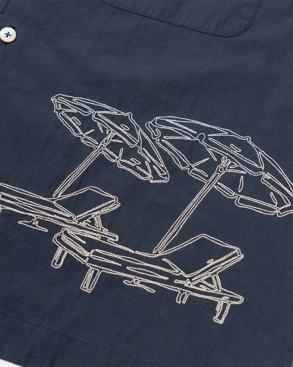 Verano Embroidered Camp collar Shirt