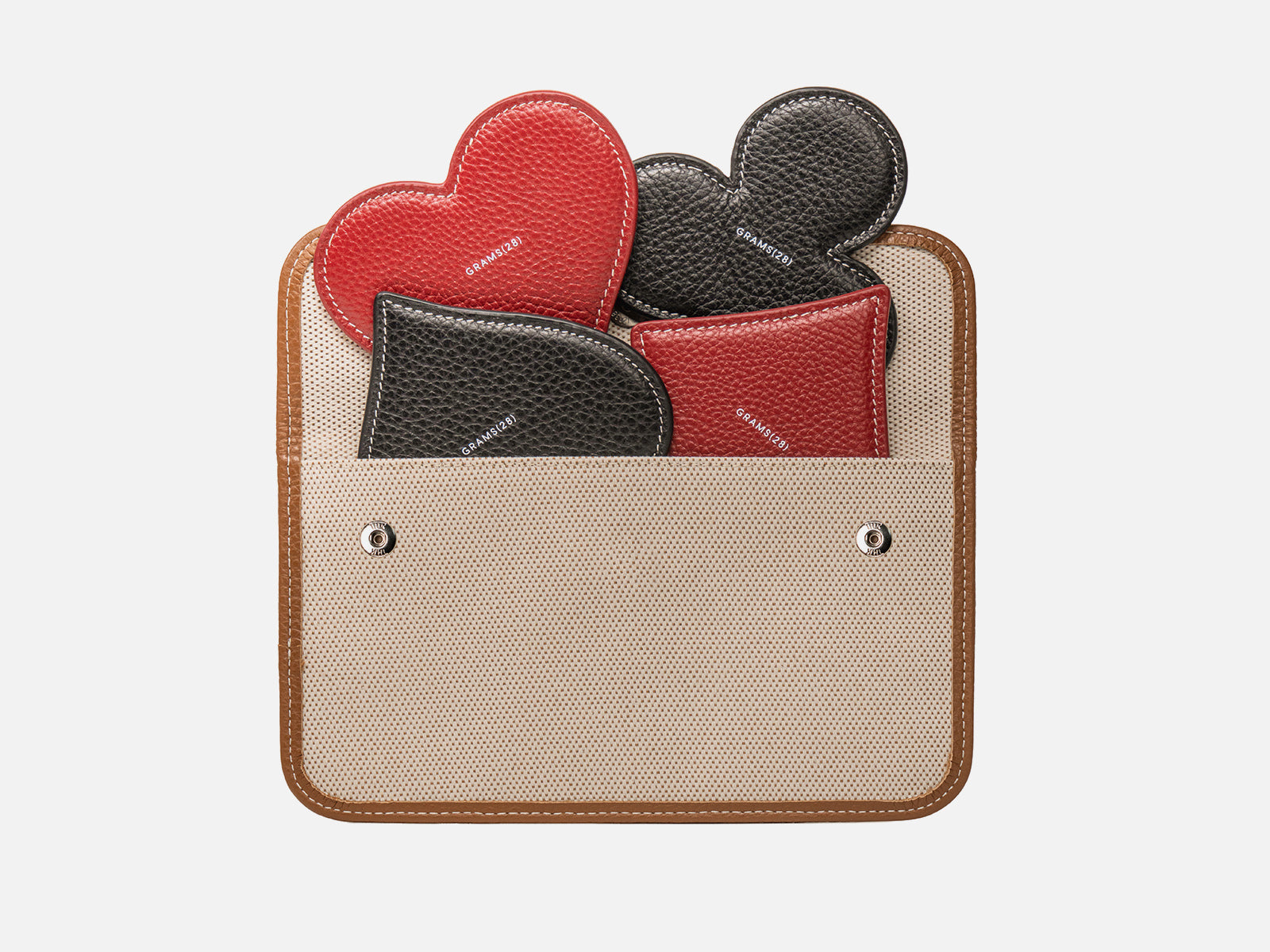 Club Leather Coaster Set